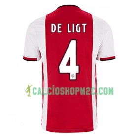 Ajax Amsterdam Matthijs de Ligt 4 Maglia Prima 2019/2020 Manica Corta